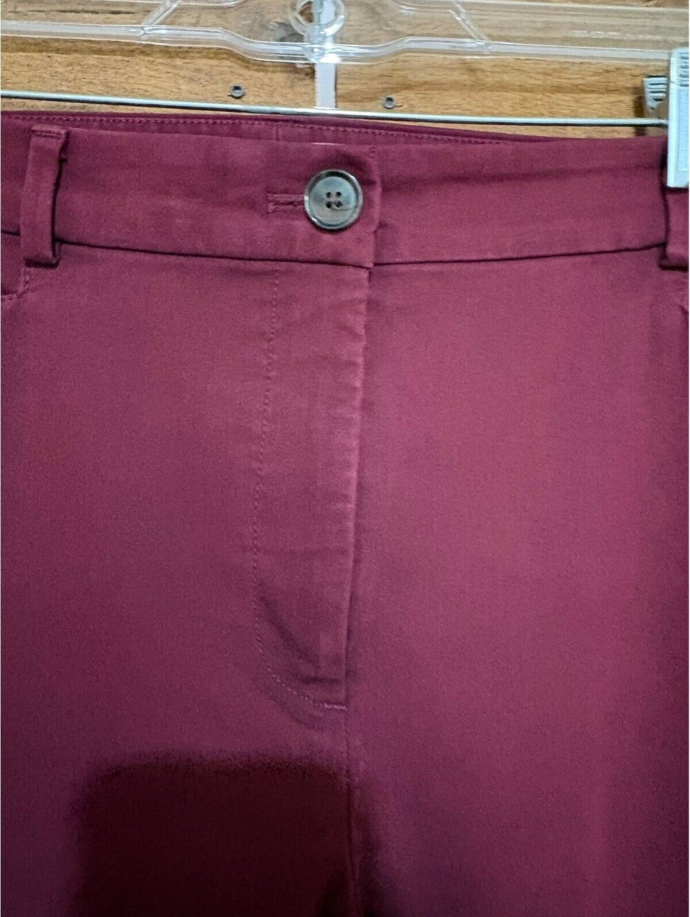 Loft Skinny Pant Burgundy 14 - Picture 3 of 8